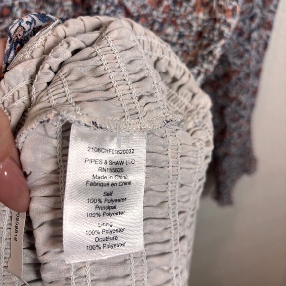 Veronica Beard Farha Vine Print Dress Size 4 Floral Mini Dress - Picture 6 of 6